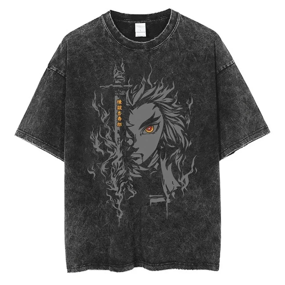Vintage Oversized Rengoku T-shirt
